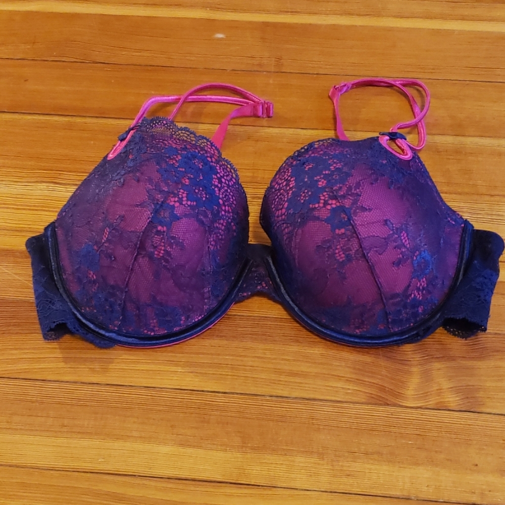 Victoria secret pink and blue bra - Picture 1 of 4